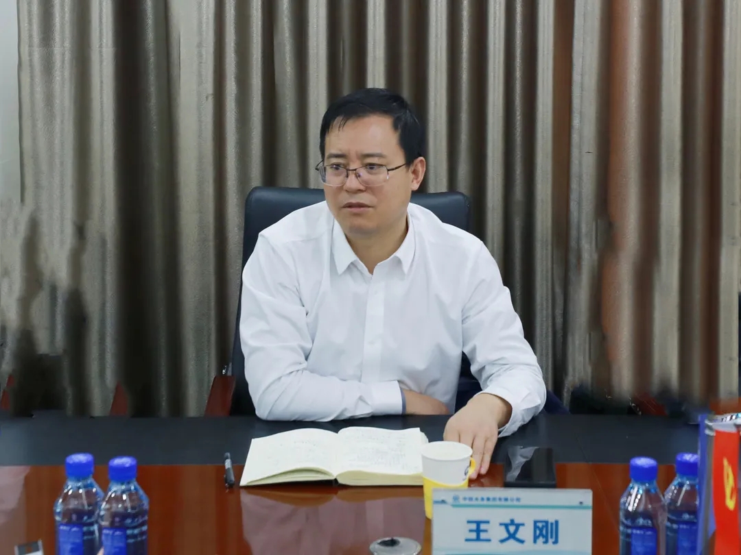 王文剛帶隊調研指導銀川中鐵水務重點工作